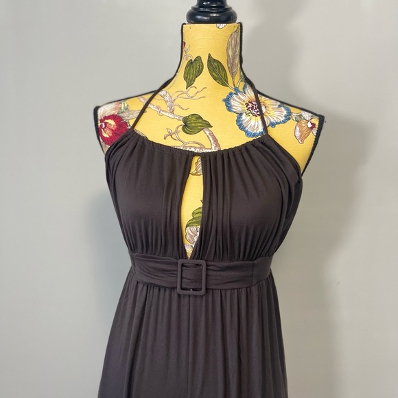 Victoria’s Secret Halter Style Brown Jumpsuit Small - Picture 4 of 7